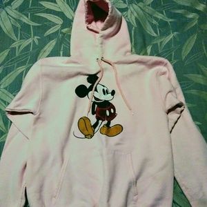 Pink Mickey Mouse Hoodie